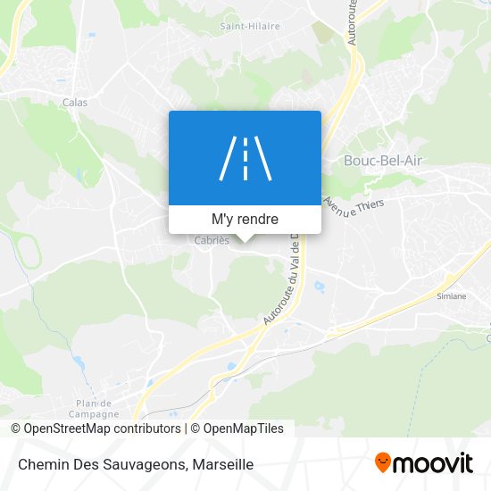 Chemin Des Sauvageons plan