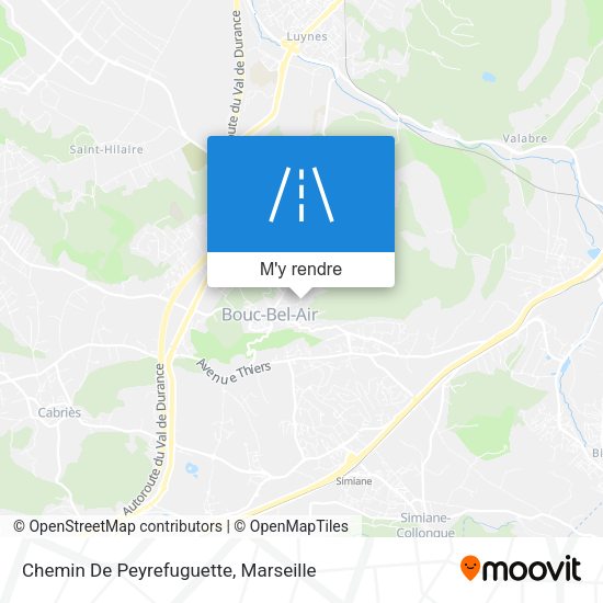 Chemin De Peyrefuguette plan