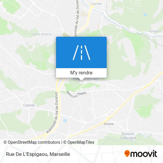 Rue De L'Espigaou plan