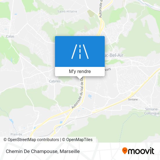 Chemin De Champouse plan