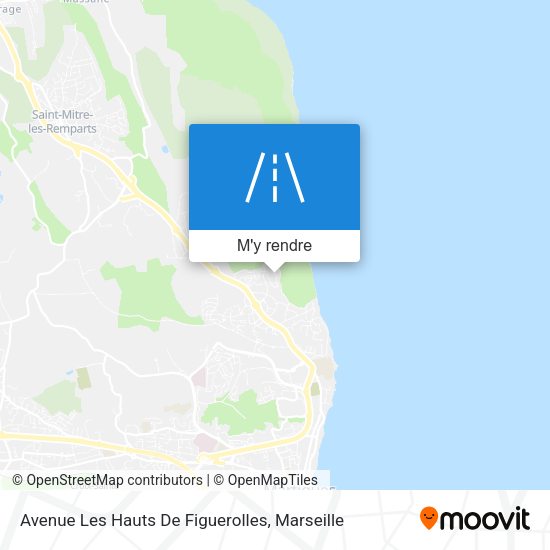 Avenue Les Hauts De Figuerolles plan