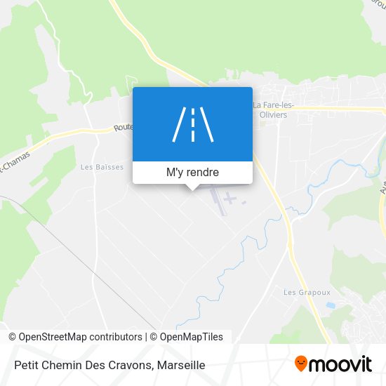 Petit Chemin Des Cravons plan