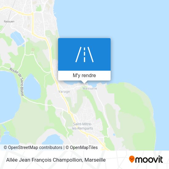 Allée Jean François Champollion plan