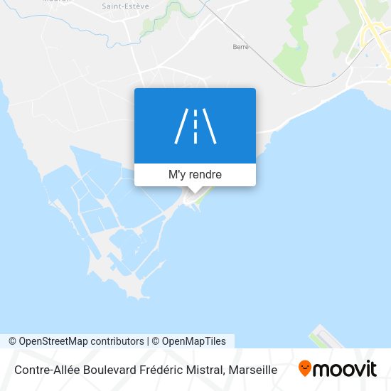 Contre-Allée Boulevard Frédéric Mistral plan
