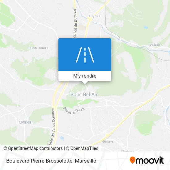 Boulevard Pierre Brossolette plan