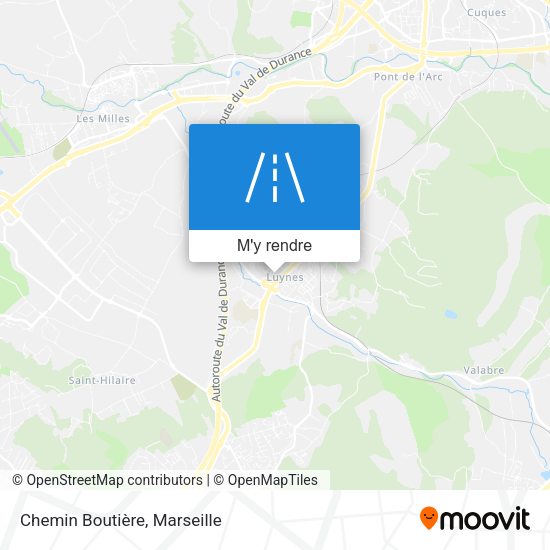 Chemin Boutière plan