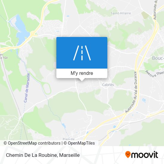 Chemin De La Roubine plan