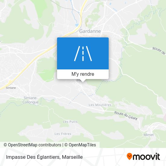Impasse Des Églantiers plan