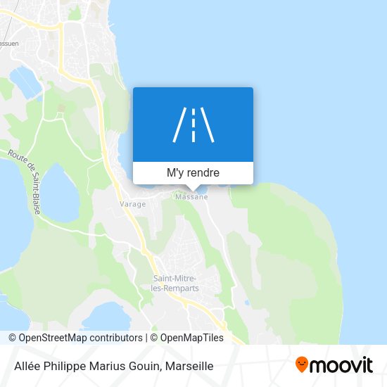 Allée Philippe Marius Gouin plan