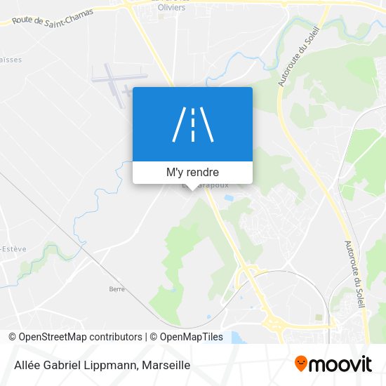 Allée Gabriel Lippmann plan