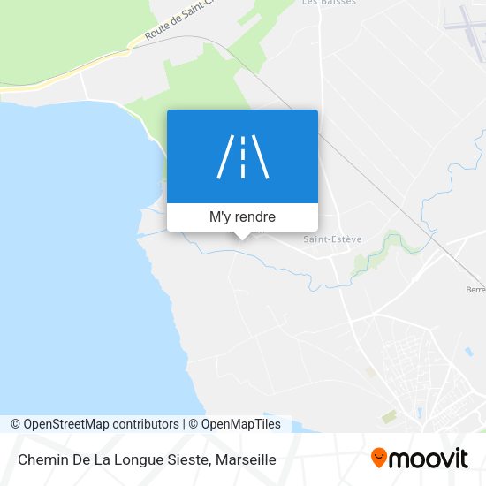 Chemin De La Longue Sieste plan