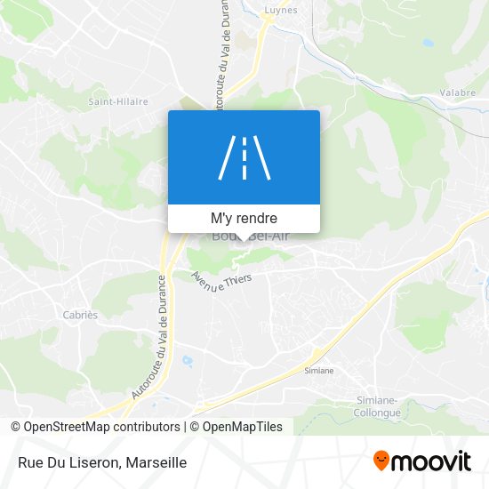 Rue Du Liseron plan