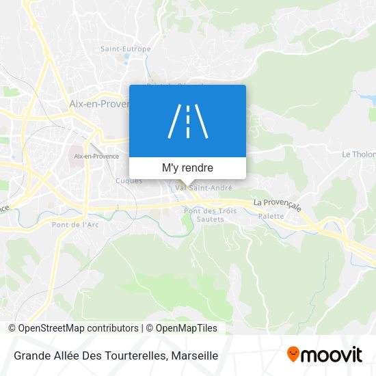 Grande Allée Des Tourterelles plan