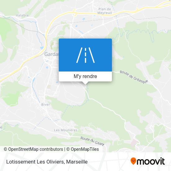 Lotissement Les Oliviers plan