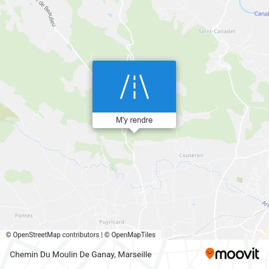 Chemin Du Moulin De Ganay plan