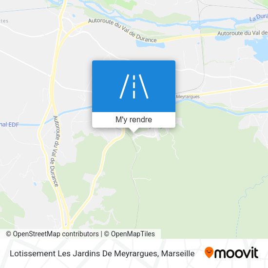 Lotissement Les Jardins De Meyrargues plan