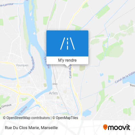 Rue Du Clos Marie plan