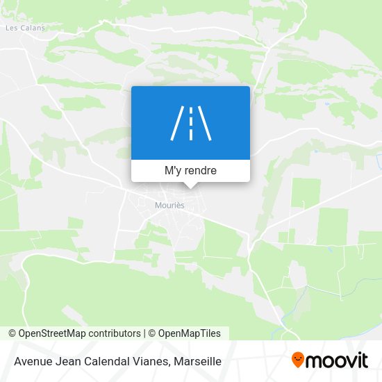 Avenue Jean Calendal Vianes plan