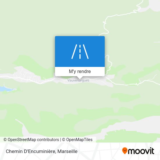 Chemin D'Encuminière plan