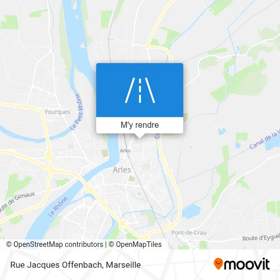 Rue Jacques Offenbach plan