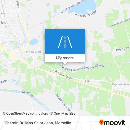 Chemin Du Mas Saint-Jean plan
