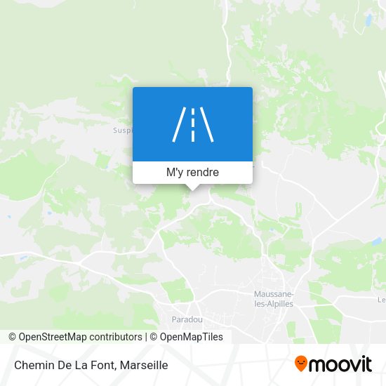 Chemin De La Font plan