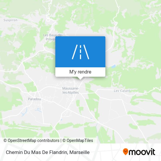 Chemin Du Mas De Flandrin plan