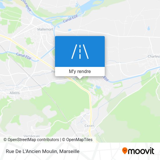 Rue De L'Ancien Moulin plan