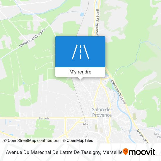 Avenue Du Maréchal De Lattre De Tassigny plan