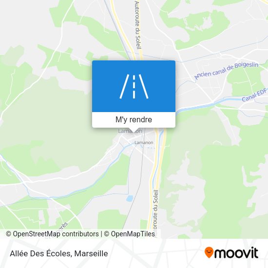 Allée Des Écoles plan