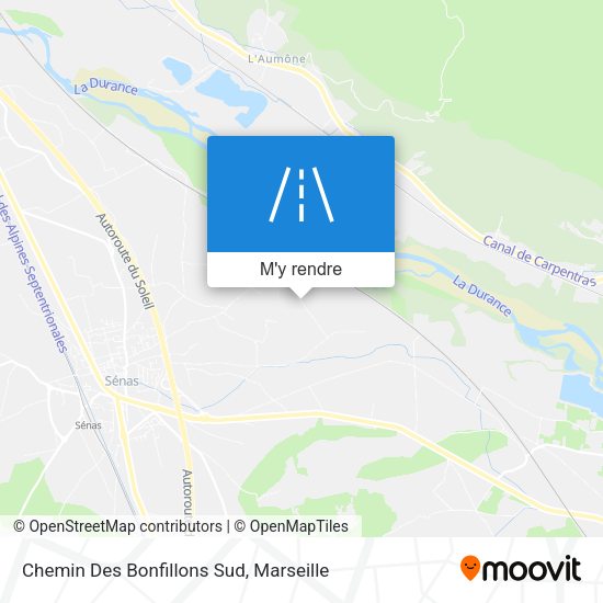 Chemin Des Bonfillons Sud plan