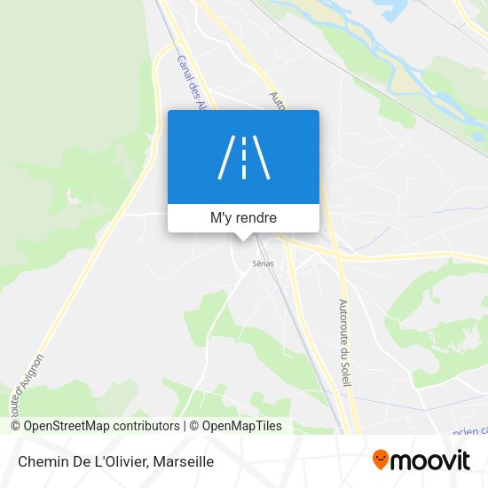 Chemin De L'Olivier plan