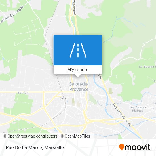 Rue De La Marne plan