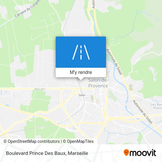 Boulevard Prince Des Baux plan