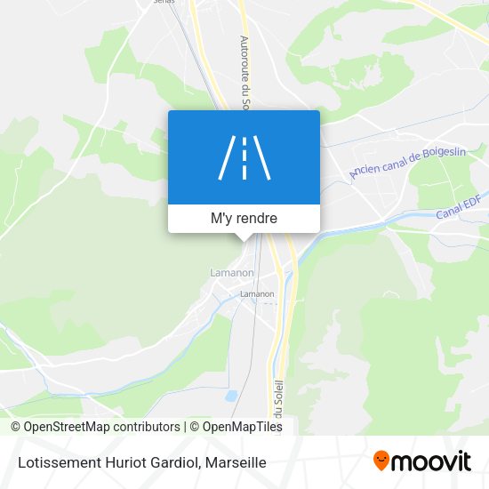 Lotissement Huriot Gardiol plan