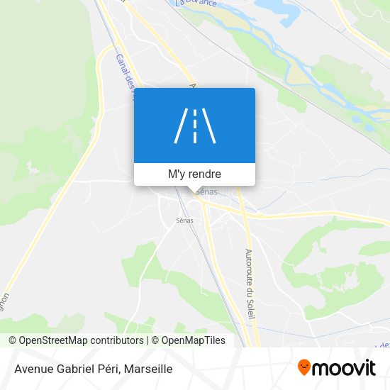 Avenue Gabriel Péri plan