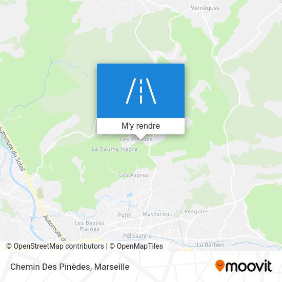 Chemin Des Pinèdes plan