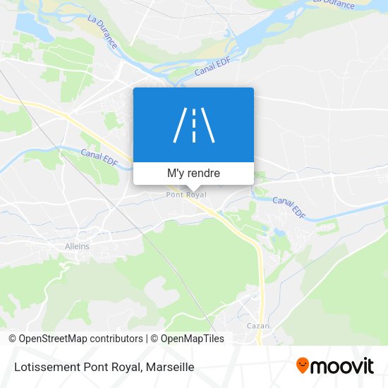 Lotissement Pont Royal plan