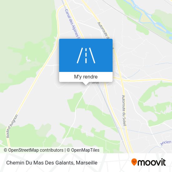 Chemin Du Mas Des Galants plan