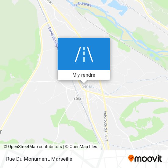 Rue Du Monument plan