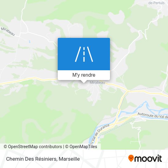 Chemin Des Résiniers plan