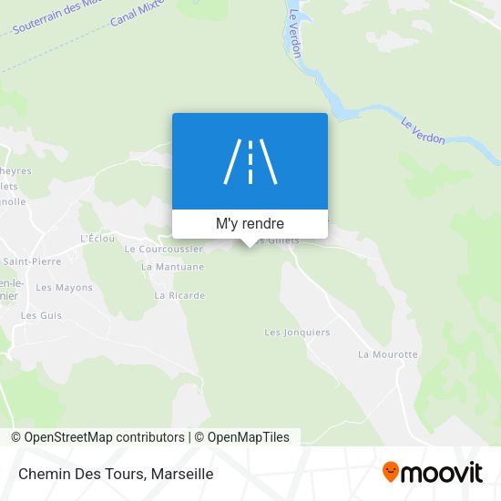 Chemin Des Tours plan