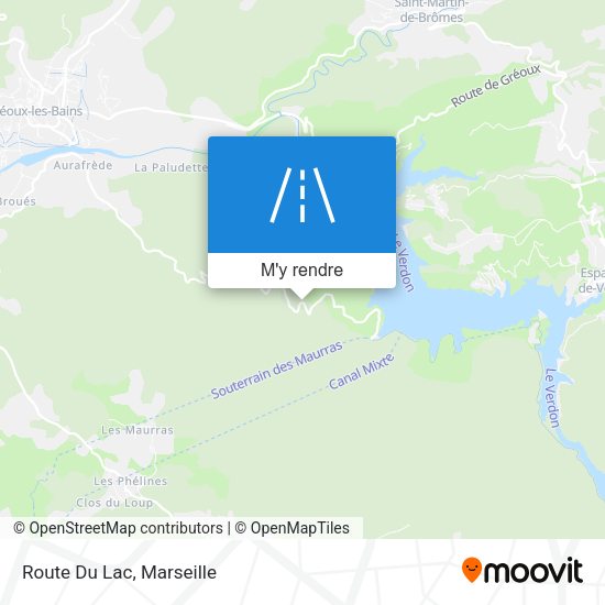 Route Du Lac plan