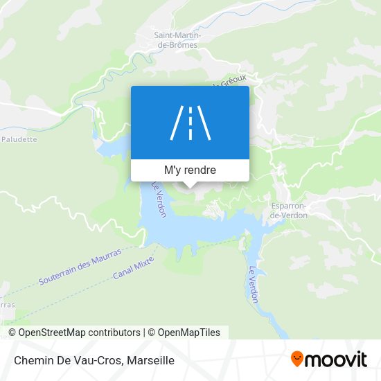 Chemin De Vau-Cros plan