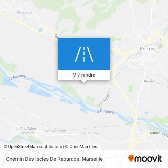 Chemin Des Iscles De Réparade plan