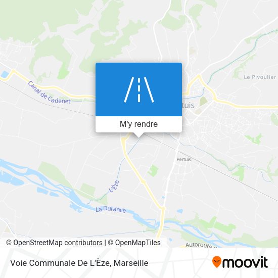 Voie Communale De L'Èze plan
