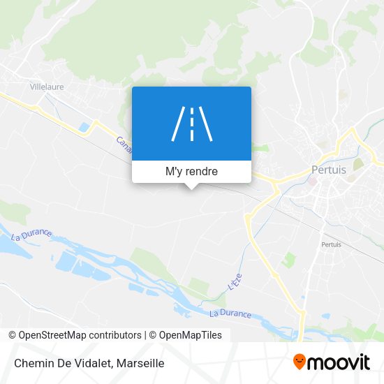 Chemin De Vidalet plan