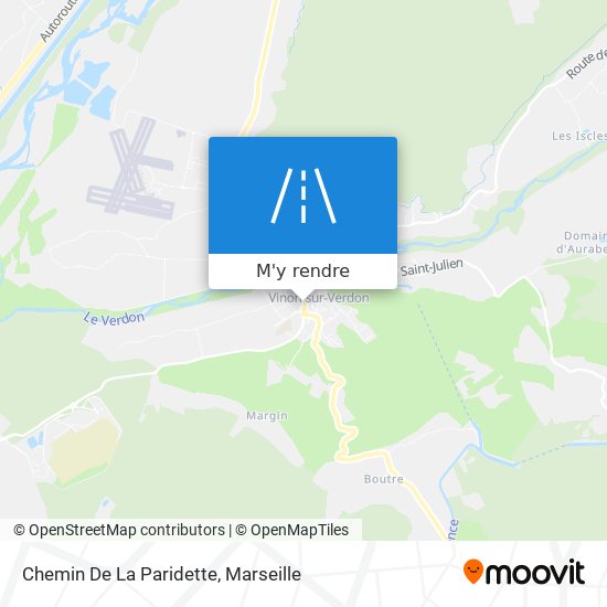 Chemin De La Paridette plan