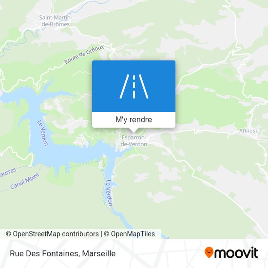 Rue Des Fontaines plan