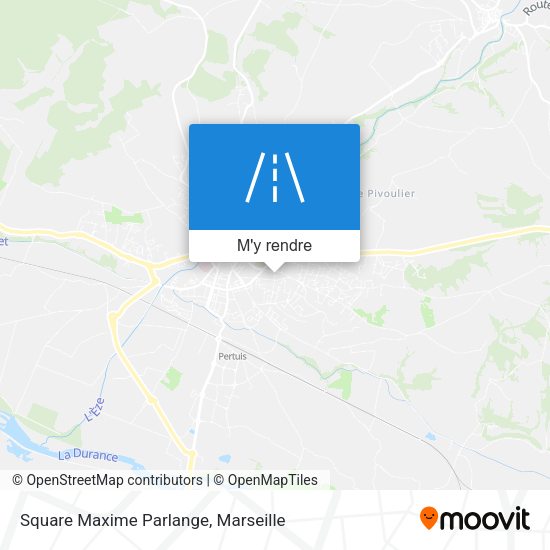 Square Maxime Parlange plan